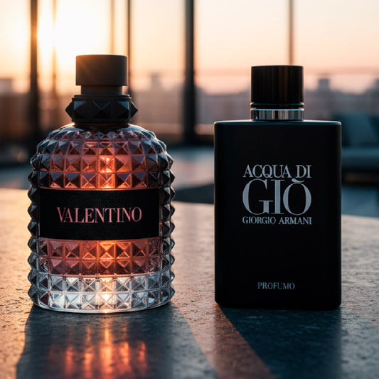 Valentino Born in Roma y Acqua Di Gio Profumo TTK